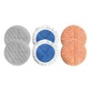 Replacement Cleaning Pads Set for KACTOR Electric Mop, 3 Pairs