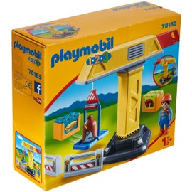 Playmobil 1.2.3 Construction Crane