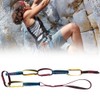 Outdoor Climbing Equipment Brakedown Molding Ladder Flat Belt Ring Chrysanthemum