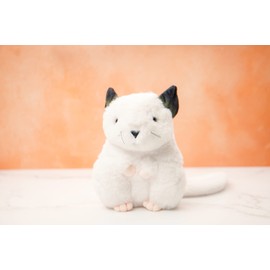 9" Chinchilla Animal Plush Toy (White)