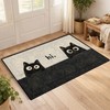 NYZE Entryway Rug, Non-Slip Indoor Door Mat, Low Pile for