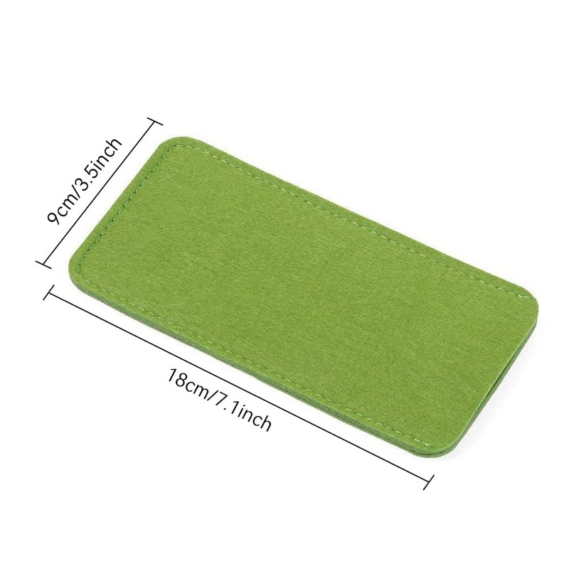Pebipoo 7 Pcs Soft Felt Slip In Eyeglass Cases Portable