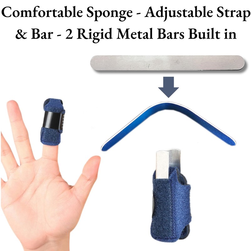 Bargain Wells 1x Toe or Fingertip Splint with Bendable Metal