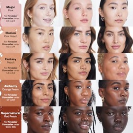 Kosas Corrector De Color Revealer Extra Bright Con Suero Para Ojeras Decoloración Y Manchas De Larga Duración Y Cobertura Total Magia