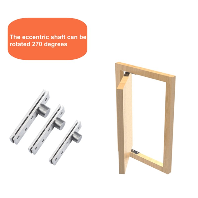 2 Pack Door Pivot Hinge 270°Rotation Hidden Door Hinge Concealing