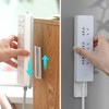 Brelet 8 St1ck Selbstklebender Stanzfreier Sockelhalter, Steckdosenleiste Halterung Power Strip