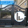 Weldable Hinges, 4PCS Weld On Hinges Heavy Duty, Carbon Steel