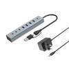 CONCEPTRONIC HUBBIES20GP 7-Port USB 3.2 Gen 1 Hub with Power