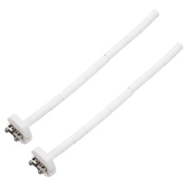 MECCANIXITY 2Pcs 12" K Type Ceramic Kiln Furnace Probe Thermocouple Sensor for Muffle Furnace Oven, High Temperature 0 to 1100°C 3x300mm