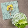 Unbranded The Loud House Cartoon Lori 4'' X 4'' Square