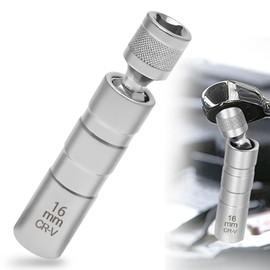 TUZHE Spark Plug Wrench 16 mm Magnet Universal Flexible Spark Plug Wrench Set Tools for Removing Spark Plugs (16 mm)