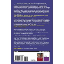 A Guide to Writing Academic Essays in Religious Studies