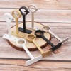 HOJLKLD Ceiling-Mount Curtain Rod Brackets, Heavy Duty Ceiling and Wall