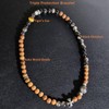BERSHNOR Double Wrap Beaded Bracelet, Prayer Bracelet for Men &