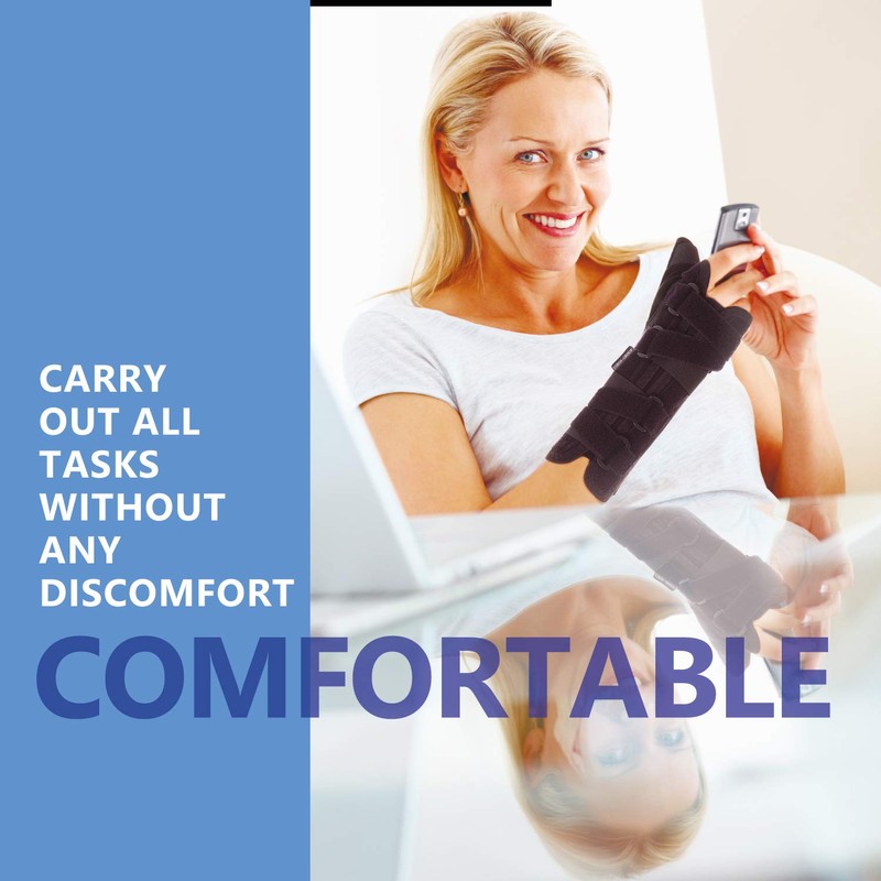 TOROS-GROUP Immobilisation Splint for Wrist and Forearm, Orthosis, Thumb Support
