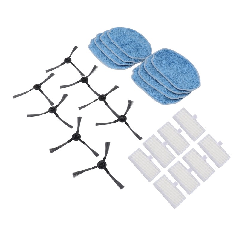 Robotic Vacuum Cleaner Accessories Kit Mop Cloth Side Brush Filter