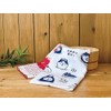 Decole ZCB-86132 Hot Water Tenugui Towel, Beni, Approx. 13.4 x