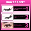 Veleasha Lashes Kit Manga Eyelashes Cat Eye Lashes Spiky Eyelash