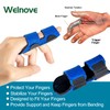 Welnove Finger Clips, 2 Pieces Finger Splint for Mallet Fingers,
