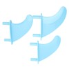 Surfboard Fins Soft Top Tri Fin Set PVC Plastic for
