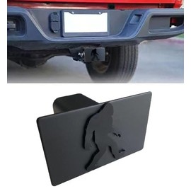 QAMNVCRTY Custom 3D Metal Trailer Hitch Cover for 2'' Towing Rear Receiver Plug Cover Big Foot Sasquatch Emblem Cool Cars SUV Pickup Trucks Heavy Duty, TCG-550