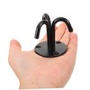KONTONTY Ceiling Hook Black Stainless Steel Plant Bracket Heavy Duty