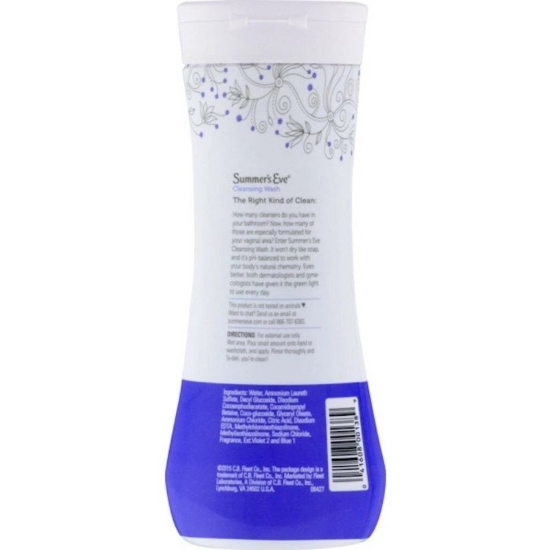 Summer's Eve Feminine Cleansing Wash Sensitive Skin Care Delicate Blossom