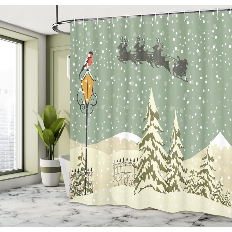 Abakuhaus de_10 Multicoloured Shower Curtain