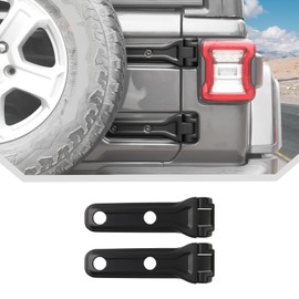 JeCar Matte Black Tailgate Hinge Cover Trim Overlay for 2018+ Jeep Wrangler JL JLU Exterior Accessories