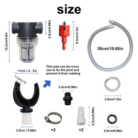 1 Set Downpipe Rain Collector, Rain Collector For Downpipes With Filter Down Pipe Water Collector, Downpipe Rain Filter Rain Barrel Diverter Kit, Rainwater Downpipe Filter For Roofs Up To 80 M²