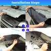 DIYUCAR Car Front Bug Shield Hood Deflector Guard Bonnet Protector,For