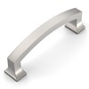 Amerdeco 10 Pack Brushed Satin Nickel 3.75 Inch(96mm) Hole Centers