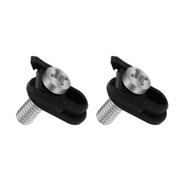 WR01X39781 Refrigerator Door Handle Fastener for GE Fridge Freezer Handle Replacement Parts-Replaces AP7175647 PS16619453 WR01X25070 -Black（2Pack）