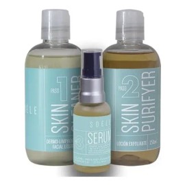 Soéle - Skincare Kit - Jabon - Exfoliante - Serum                                                                                                     