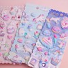 Mayatra's Kawaii 3D Stickers, Multicolor, Cute Animal Themed, Foam, Self-Adhesive,