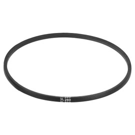 QUARKZMAN V-Belt 3L280 Rubber Drive Belt 280 Inches / 711 mm Pitch Length 0.2 Inches / 5.6 mm Thickness 3L Professional Flat Belt Rubber Transmission Belt Drive Belt for Power Transmission
