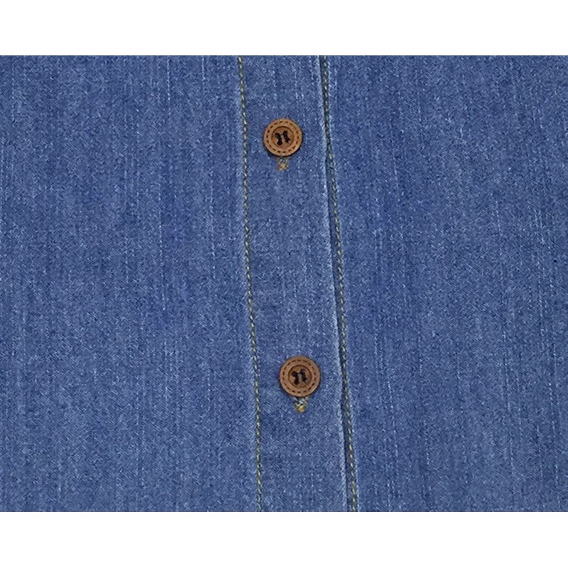 Denim Peaked Fake Collar Detachable Dickey Collar Unisex Stylish Half
