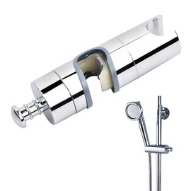 Kioiner Universal Shower Head Holder for Slide Bar, 20-25 mm Shower Head Holder, Adjustable 360° Rotatable Sprayer Bracket, Replacement Shower Mount for Bathroom