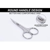 MF STATE Professional Nail Scissors with stainless steel perfect for