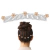 Stretchy Invisible Flower Hair Clips U Shape Hair Comb Stretchy