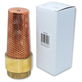 FOOT VALVE - 2" One-Way With ZEBRA MUSSEL Strainer Made of Solid Copper - For Your Irrigation Pump