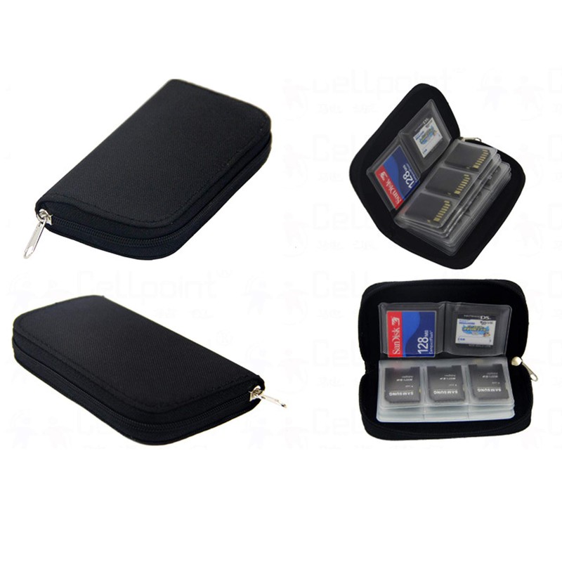 JeoPoom Memory Card Pocket, 22 Slots Suitable For Up To