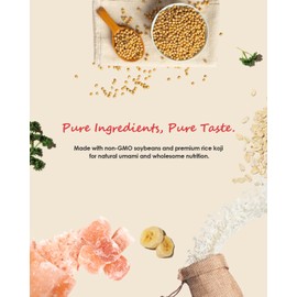 Fundodai White Wheat Miso Paste – Gluten-Free, Japanese Soybean Seasoning for Soup, Salad, BBQ & More – 21 oz