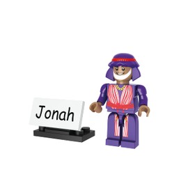 Nativity Bricks Jonah & The Whale 17 Pieces - Ages 8+
