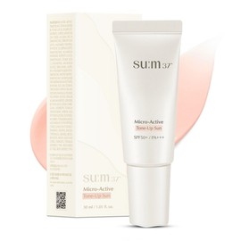 Sum37 Degrees Microactive Tone Up Cica Inorganic Sunscreen Soothing Sun Cream SPF50+ PA+++, 1 ea, 30ml / 숨37도 마이크로액티브 톤업 시카 무기자차 진정선 선크림 SPF50+ PA+++, 1개, 30ml