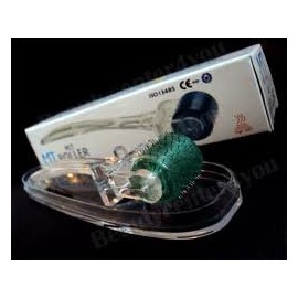 Professional Medical Stainless Steel Micro Needle Dermaroller 0.75 mm 192 Treats Acne Scars, Skin, Hair Loss, Wrinkles, Blackheads, Sun Damage, Ageing Care Product. Home Use