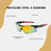 J LMS Padel Goggles with Transparent Protective Lenses Sports Safety