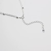 R.Universe 925 Sterling Silver Lariat Double Chain CHOKER Necklace, Gift