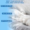 BECROWM Dog Cooling Mat Self Coolings Foldable Cooling Pad for