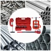 Handheld Pipe Threader Ratchet Type Kit with 5 Dies Set